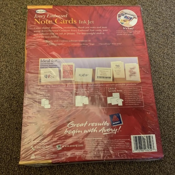 Avery NoteCards 30Cards - Picture 2 of 2